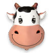 Picture of COW HEAD FOIL BALLOON 24 INCH